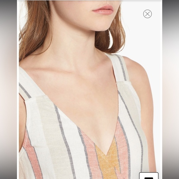 BP Stripe Surplice Boho Jumpsuit Size XXS - Picture 2 of 8